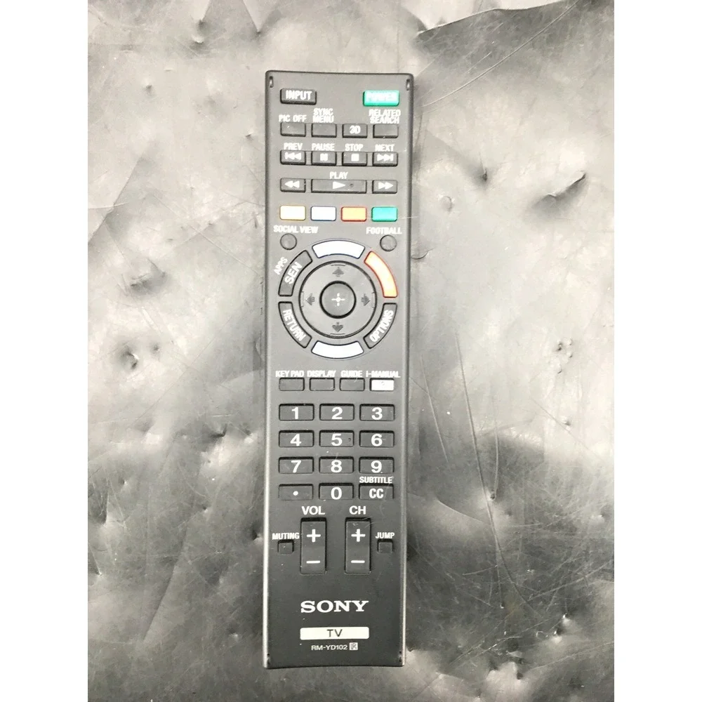 Remote Control Sony TV RM-YD102 DD-11610‎